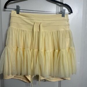 Popflex Pirouette Skort 🧈💛